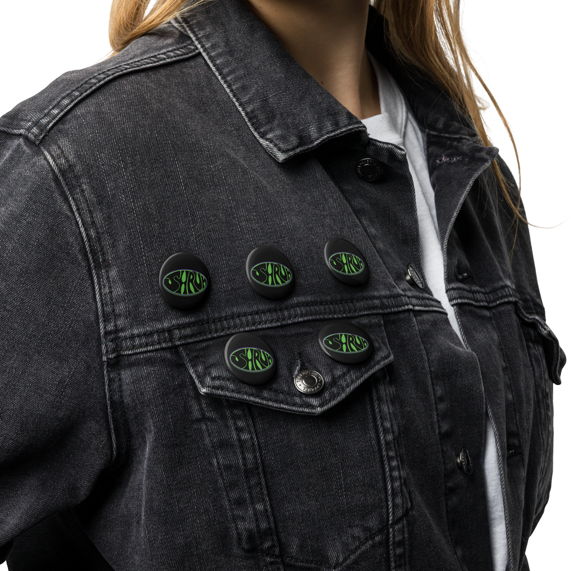 SHRÜM "Logo" Set of (5) Buttons - Mainstay Entertainment