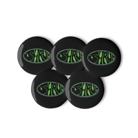 SHRÜM "Logo" Set of (5) Buttons - Mainstay Entertainment