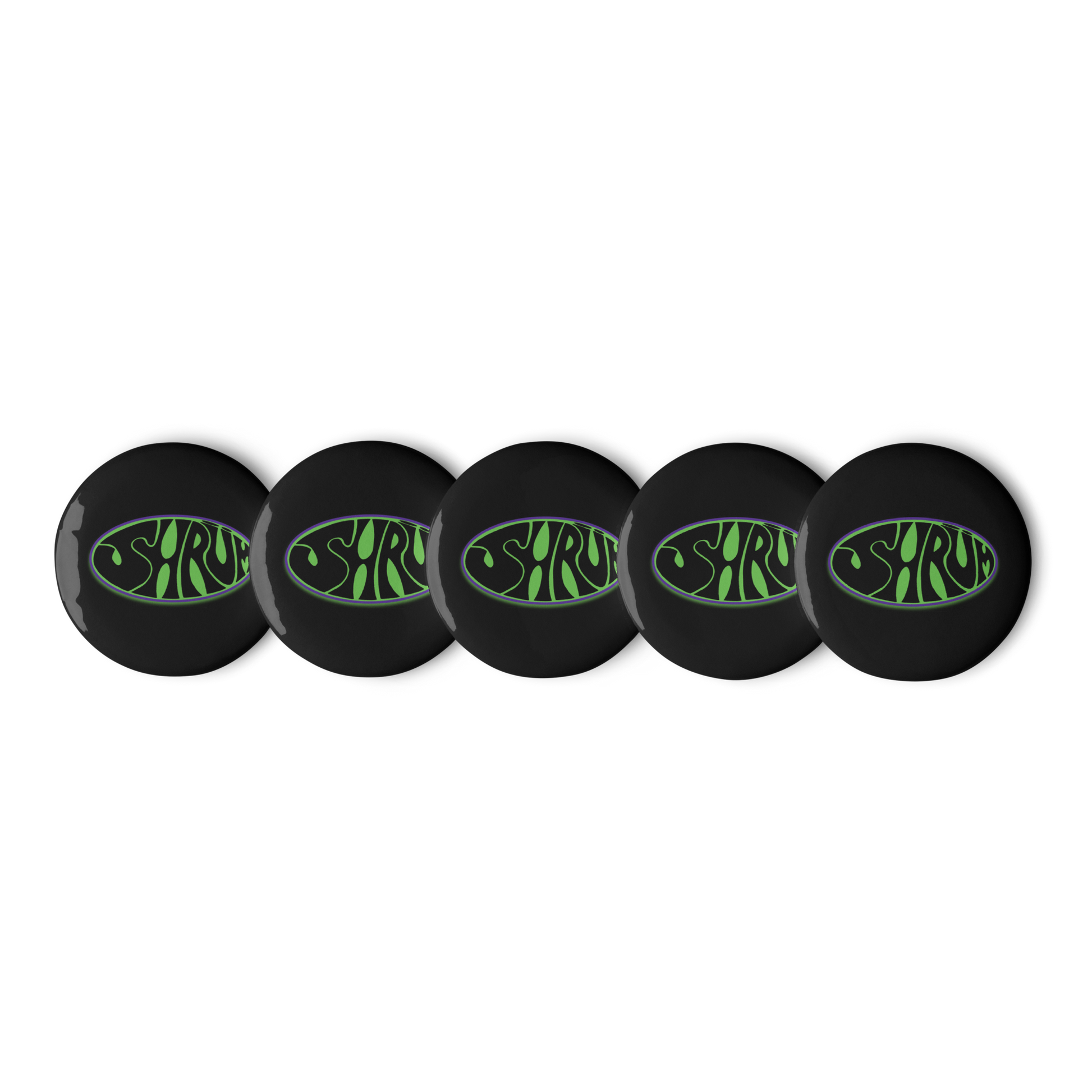 SHRÜM "Logo" Set of (5) Buttons - Mainstay Entertainment