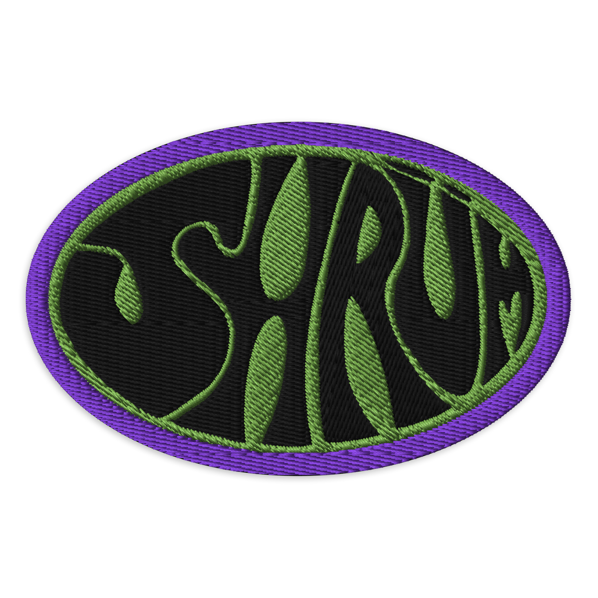 SHRÜM "Oval Logo" Embroidered Patch - Mainstay Entertainment