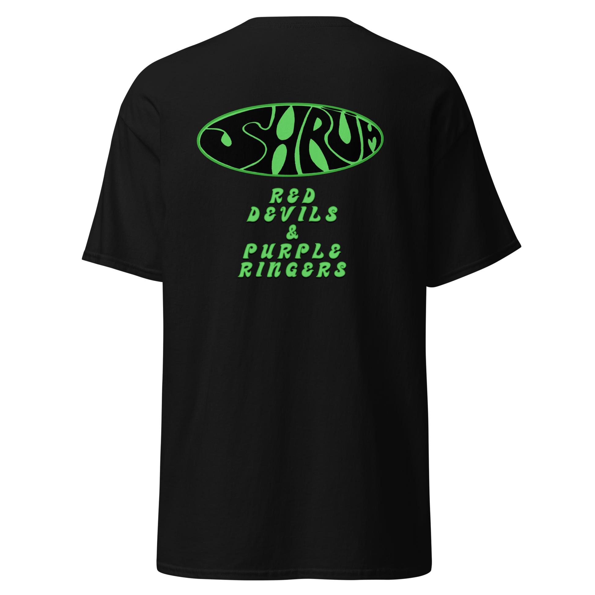 SHRÜM "Red Devils & Purple Ringers" Green Shirt - Mainstay Entertainment