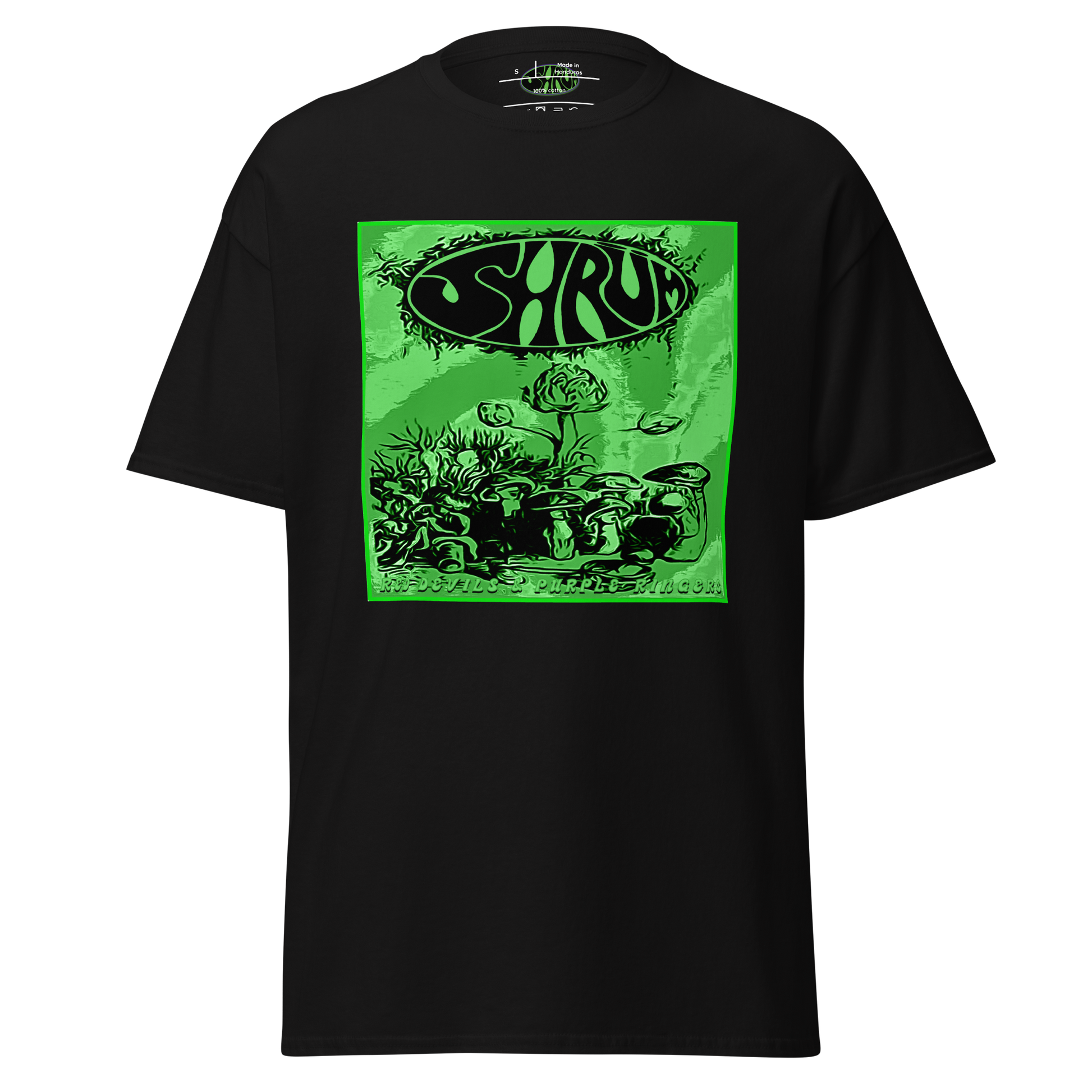 SHRÜM "Red Devils & Purple Ringers" Green Shirt - Mainstay Entertainment