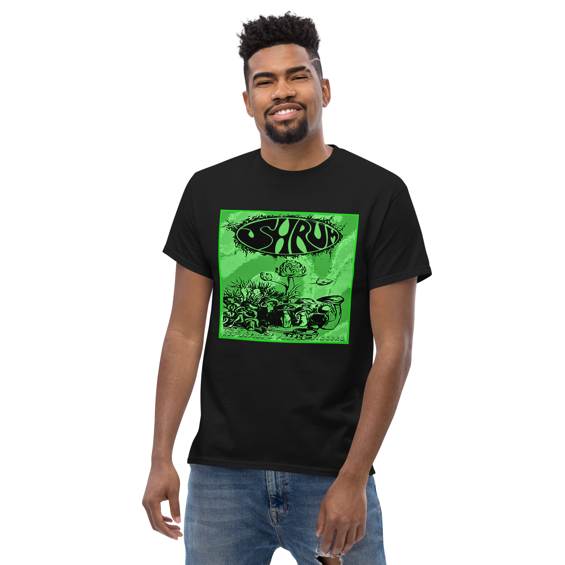 SHRÜM "Red Devils & Purple Ringers" Green Shirt - Mainstay Entertainment