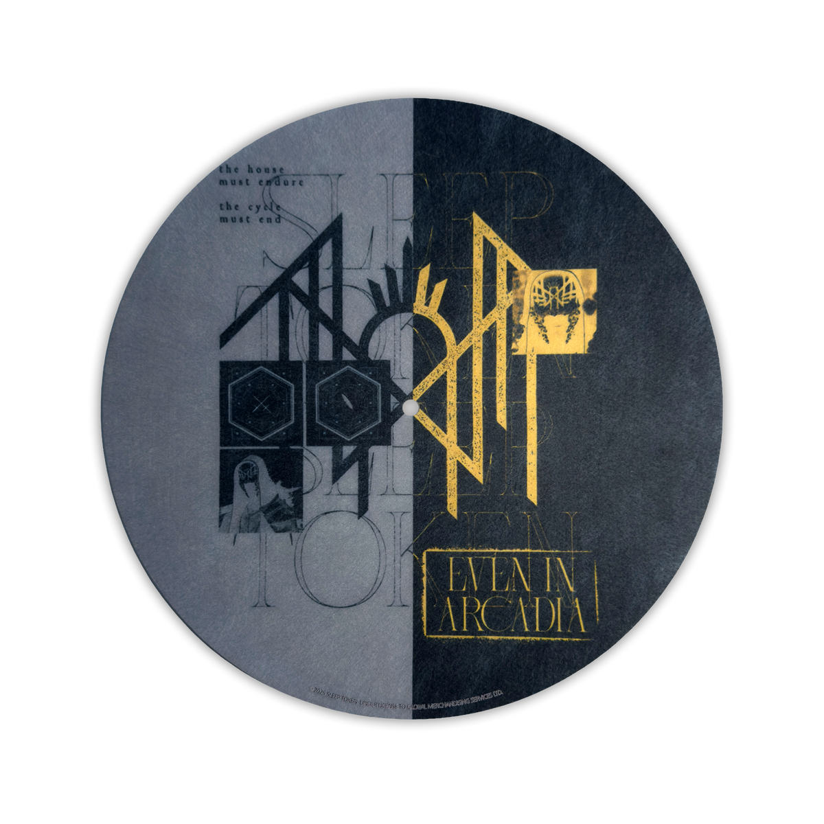 SLEEP TOKEN "ARCADIA BLACK & GOLD" LIMITED EDITION SLIPMAT (Exclusive) Revolver Magazine