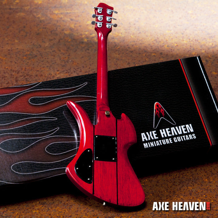 B.C. Rich® "Official Red Stained Mockingbird®" Licensed Mini Guitar