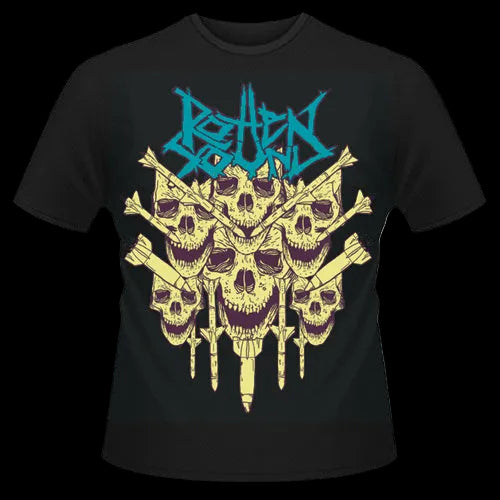 Rotten Sound "Species at War" Yellow Skulls Shirt