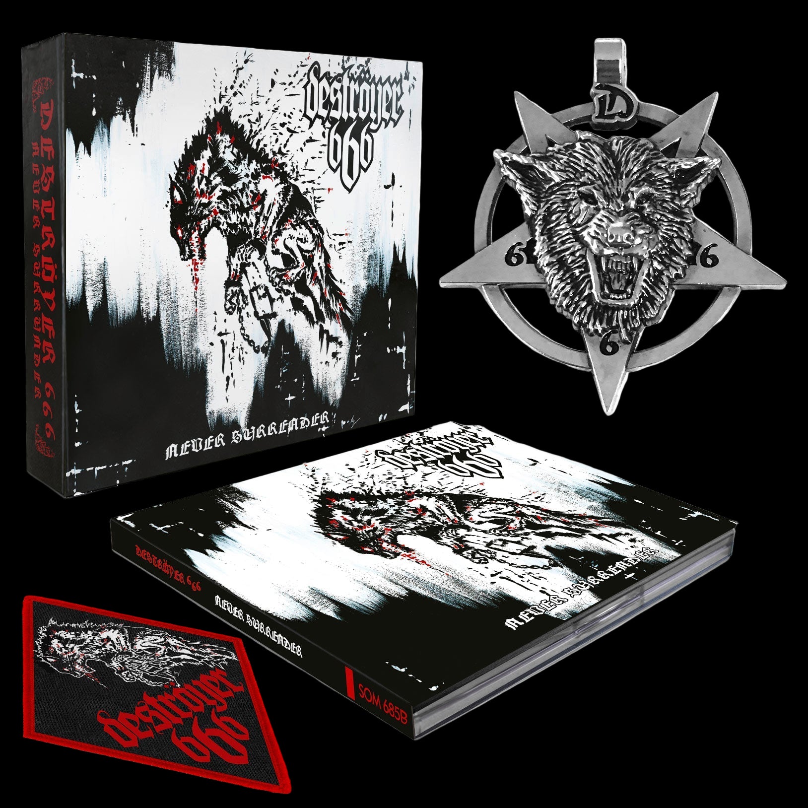 Deströyer 666 "Never Surrender" [CD Digipak / Box / Vinyl / Cassette]