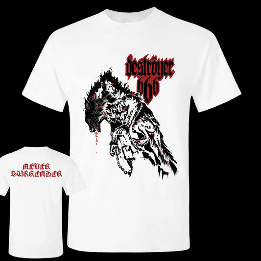 Deströyer 666 "Never Surrender" Shirt