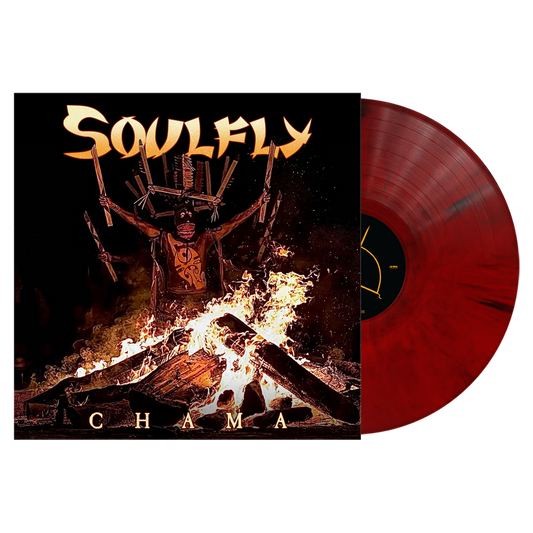 SOULFLY ‘CHAMA’ LP (Exclusive – Limited to 300, Red & Black Marble Vinyl) - Mainstay Entertainment