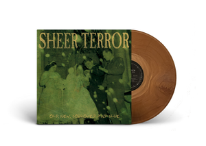SHEER TERROR ‘OLD NEW BORROWED & BLUE’ LP (Limited Edition – Only 200 Made, Gold Opaque Vinyl) Revolver Magazine