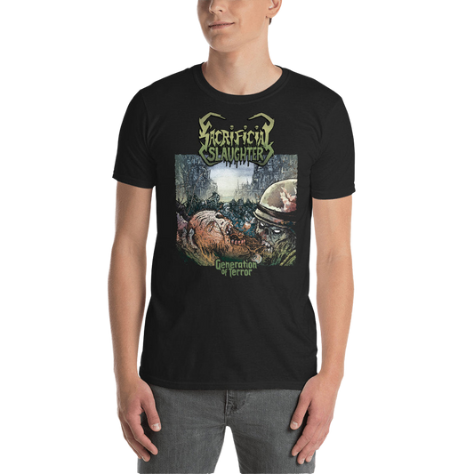 SACRIFICIAL SLAUGHTER - Generation Of Terror T-Shirt Horror Pain Gore Death Productions Shop
