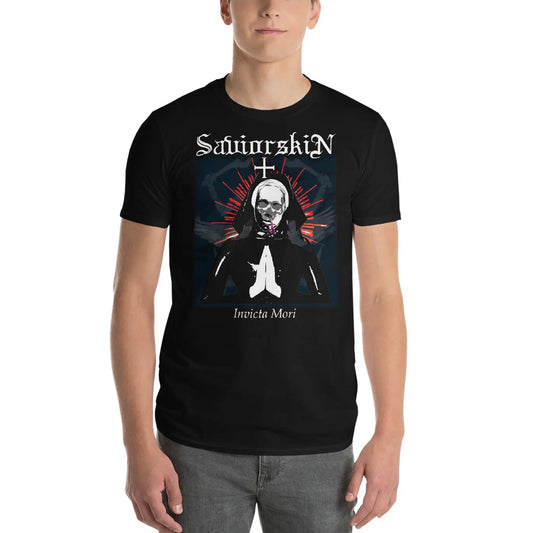 SAVIORSKIN - Invicta Mori T-Shirt Horror Pain Gore Death Productions Shop