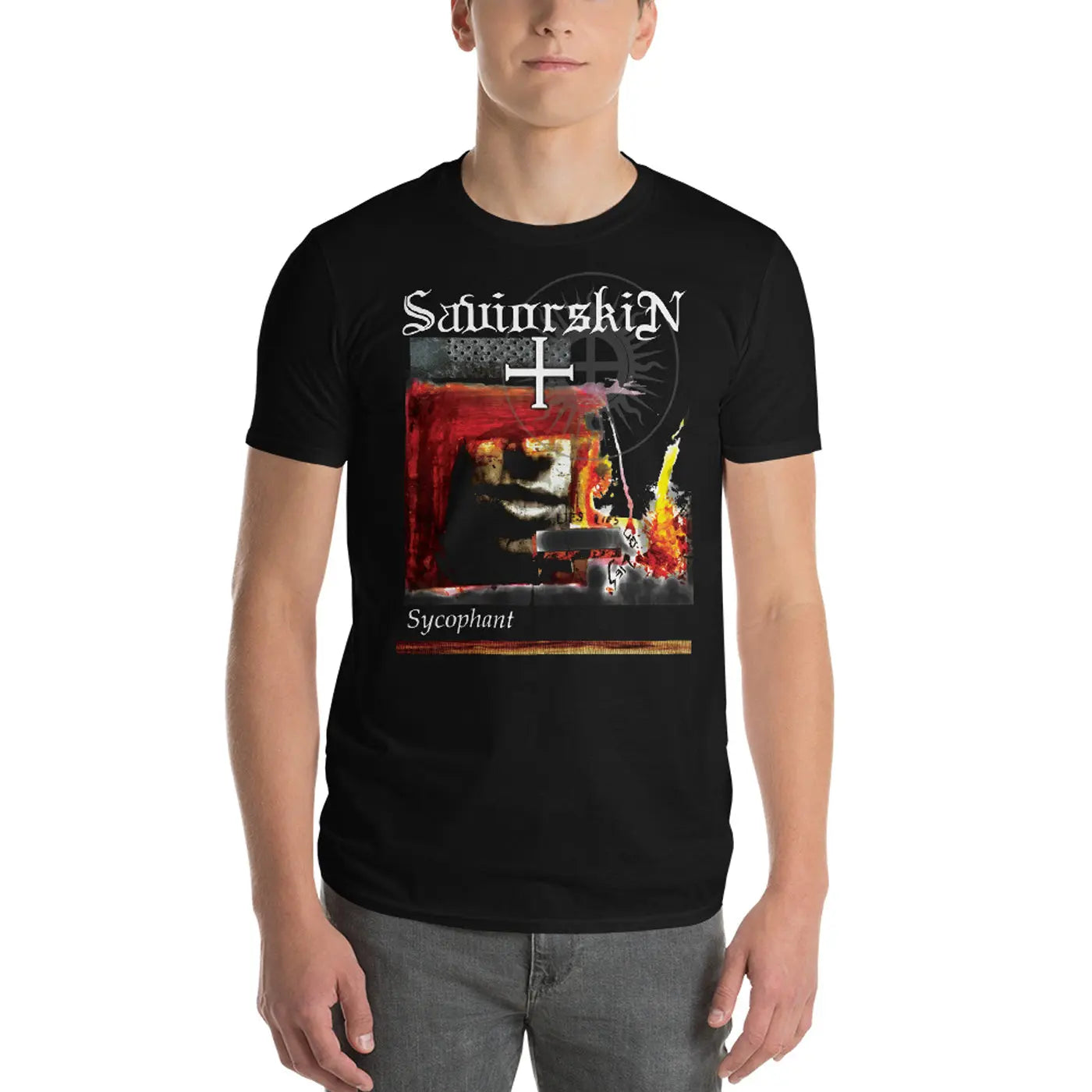 SAVIORSKIN - Sycophant T-Shirt Horror Pain Gore Death Productions Shop