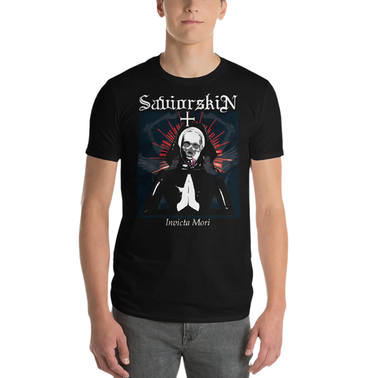 SAVIORSKIN - Invicta Mori T-Shirt Horror Pain Gore Death Productions Shop