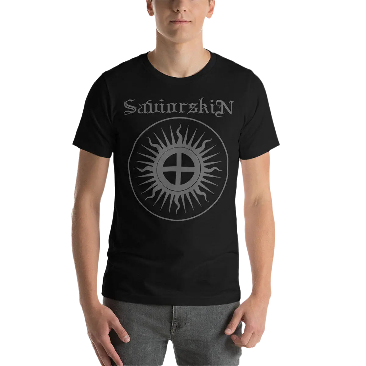 SAVIORSKIN - Logo T-Shirt Horror Pain Gore Death Productions Shop