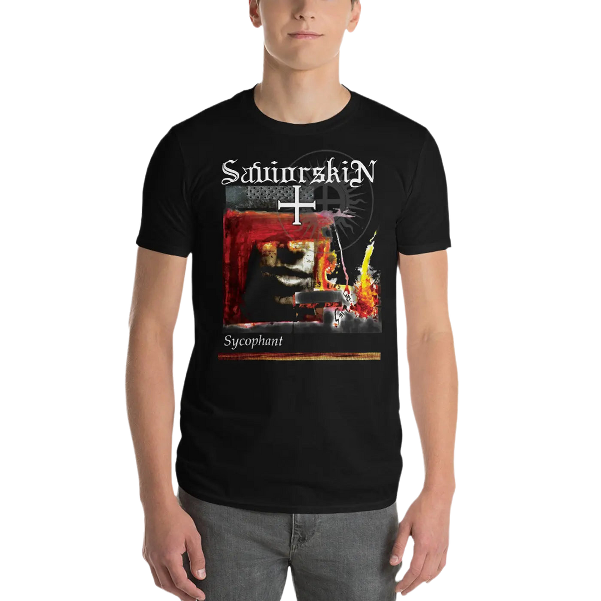 SAVIORSKIN - Sycophant T-Shirt Horror Pain Gore Death Productions Shop
