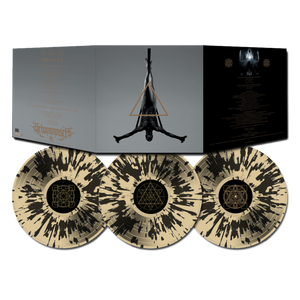 Schammasch - Triangle on Gold with Black Splatter Triple LP Vinyl Prosthetic Records