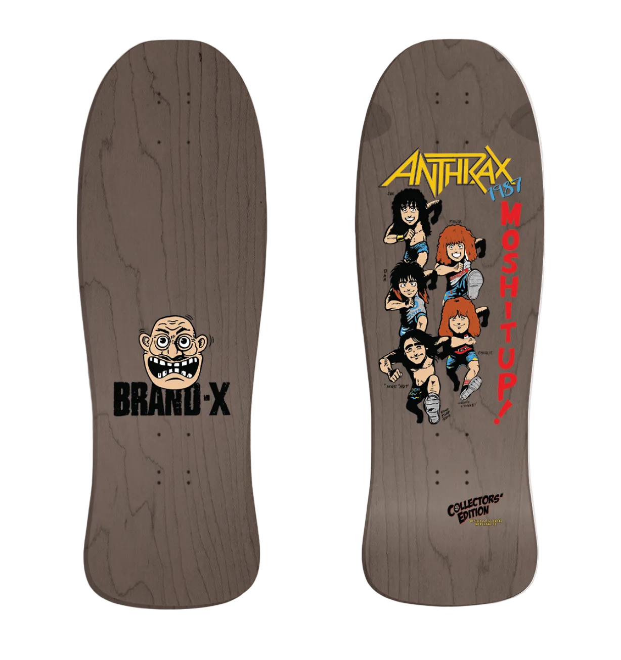 Anthrax "Brand-X 1987" Skateboard Deck