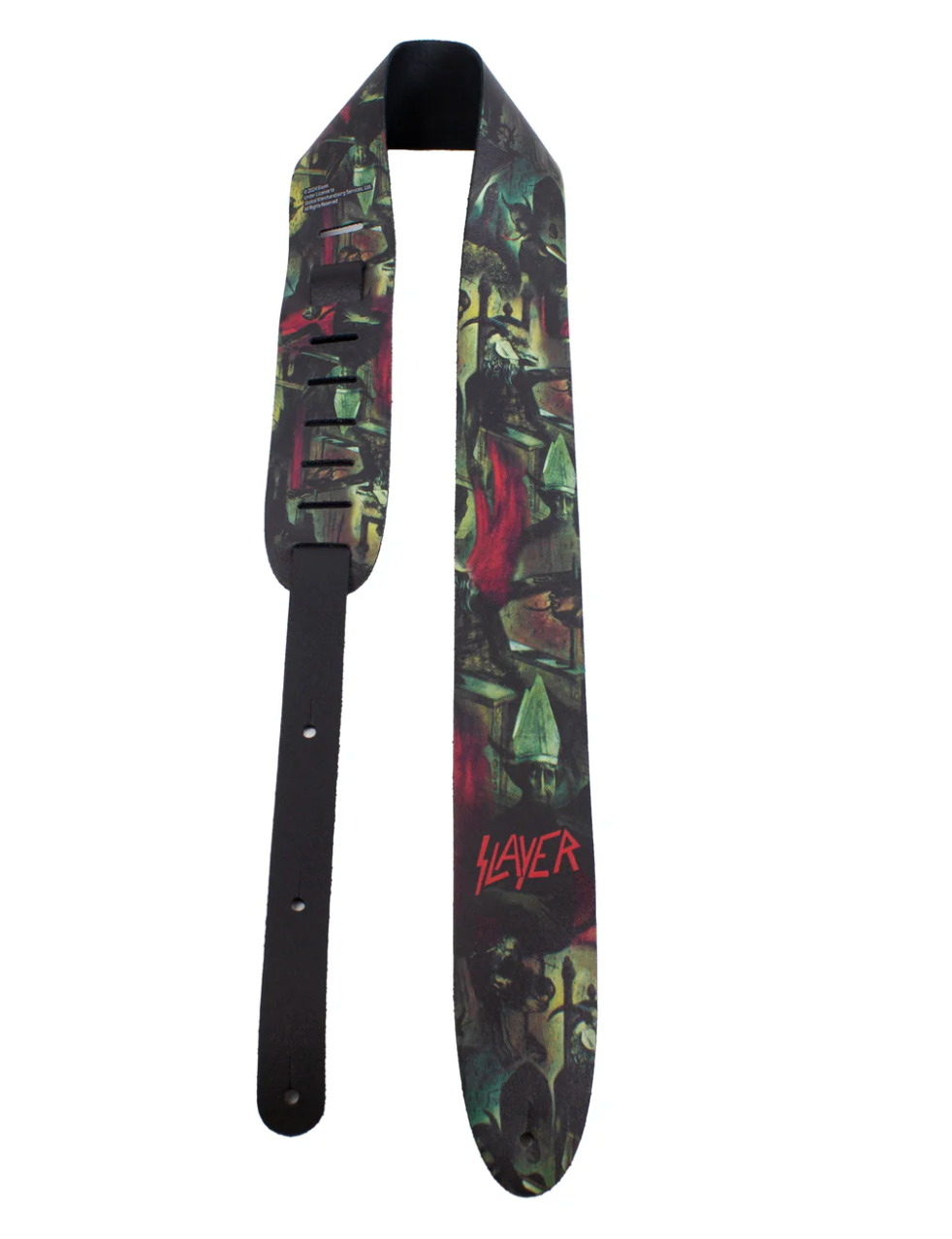 SLAYER 'REIGN IN BLOOD' GUITAR STRAP Revolver Magazine