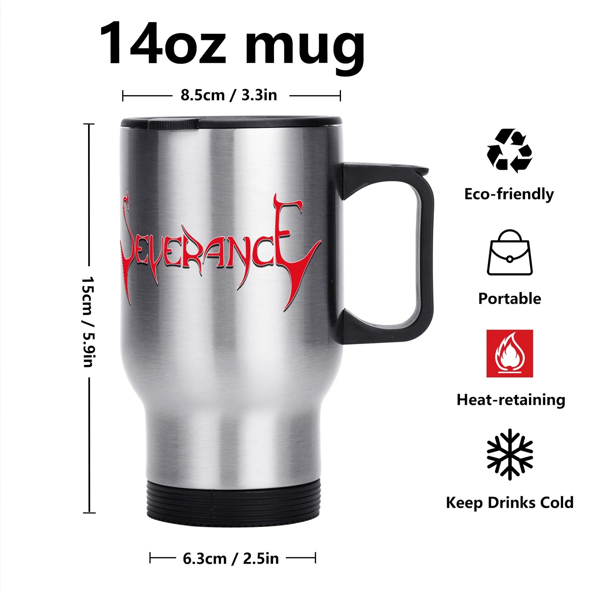 Severance "Logo" 14 oz. Travel Mug - Mainstay Entertainment