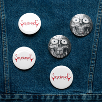 Severance "Logo & Schleppy" Set of (5) Buttons - Mainstay Entertainment