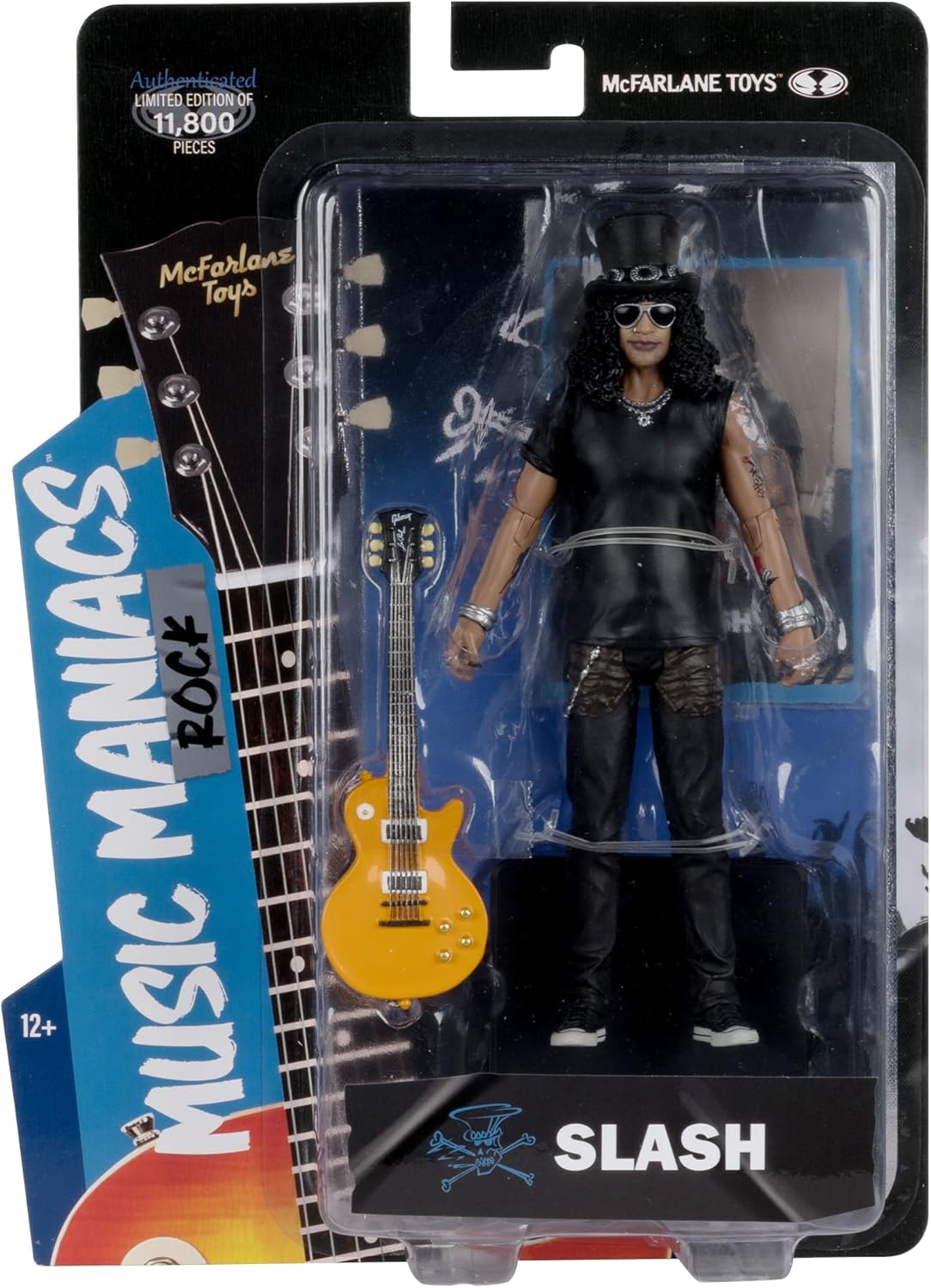 McFarlane Music Maniacs Slash Action Figure Limited Edition Rock Movie Heroes