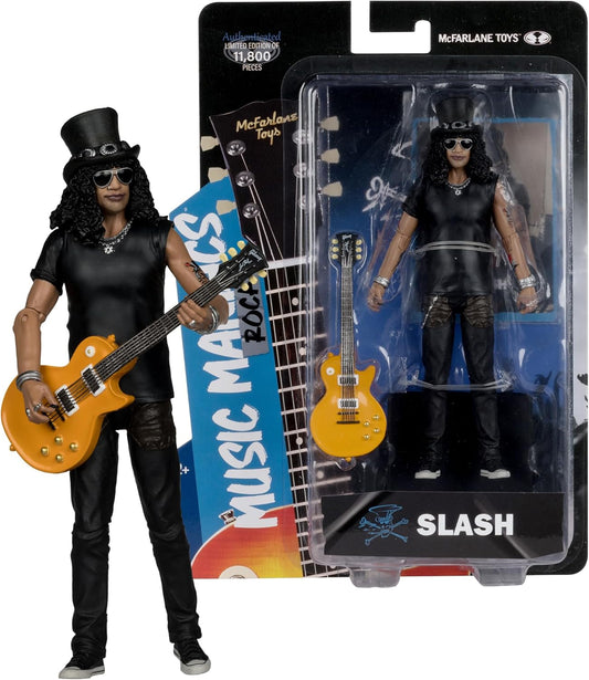 McFarlane Music Maniacs Slash Action Figure Limited Edition Rock Movie Heroes