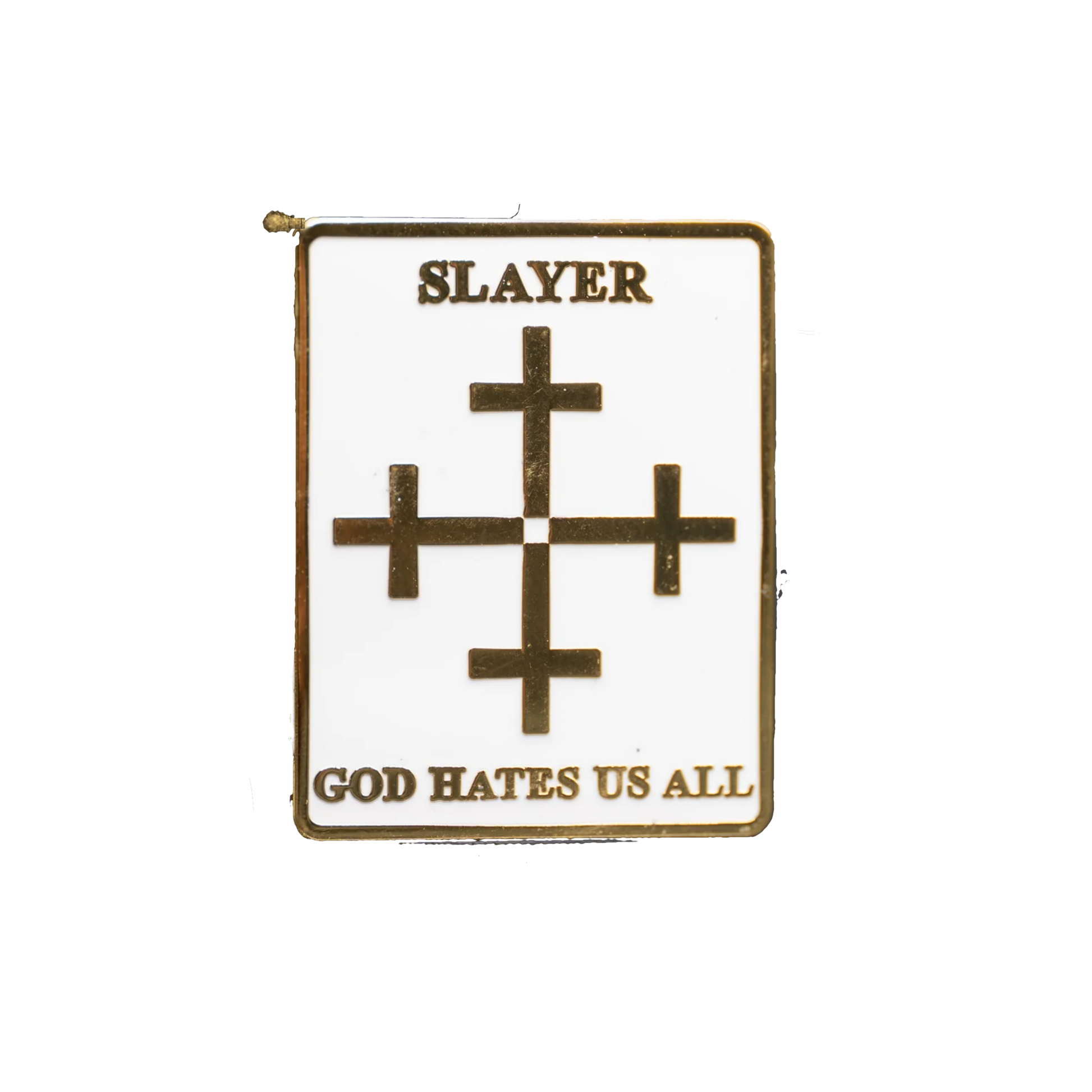 Slayer "God Hates Us All" Pin - Mainstay Entertainment