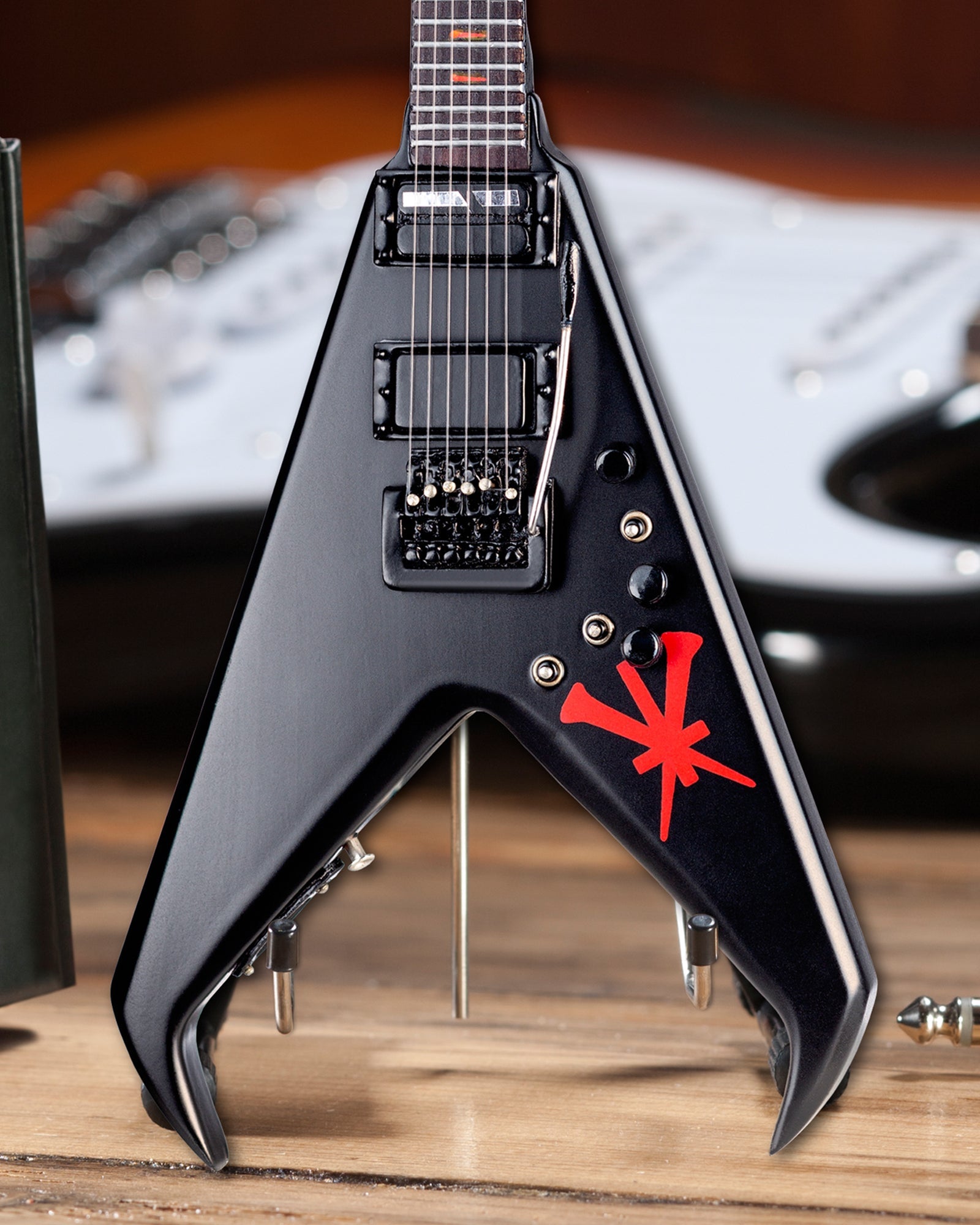 Slayer "Kerry King - Dean USA V" Licensed LTD. ED. Mini Guitar - Mainstay Entertainment
