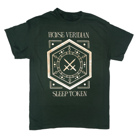 SLEEP TOKEN "HOUSE VERIDIAN" LIMITED EDITION EXCLUSIVE FOIL PRINT T-SHIRT Revolver Magazine