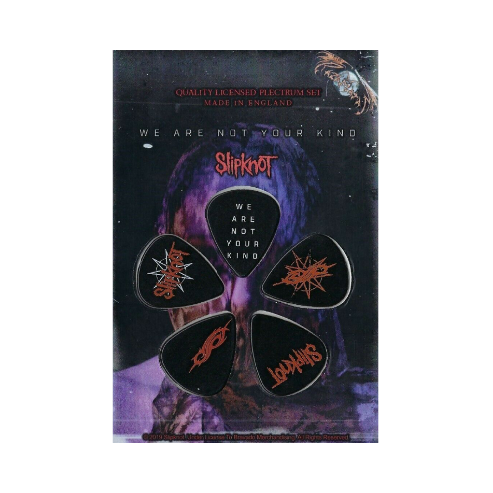 Slipknot "Set of 5" Licensed Guitar Picks - Mainstay Entertainment