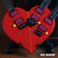Steve Vai "Triple-Neck Heart" Licensed Mini Guitar - Mainstay Entertainment