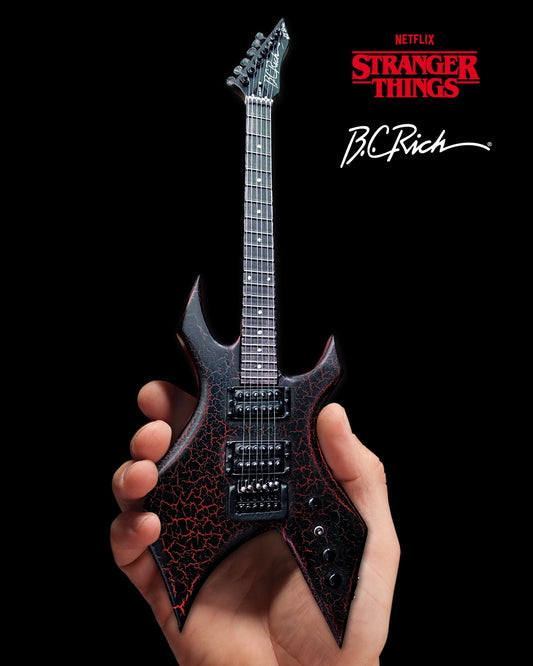 Stranger Things® "Eddie's B.C. Rich® NJ Warlock®" Licensed Mini Guitar - Mainstay Entertainment