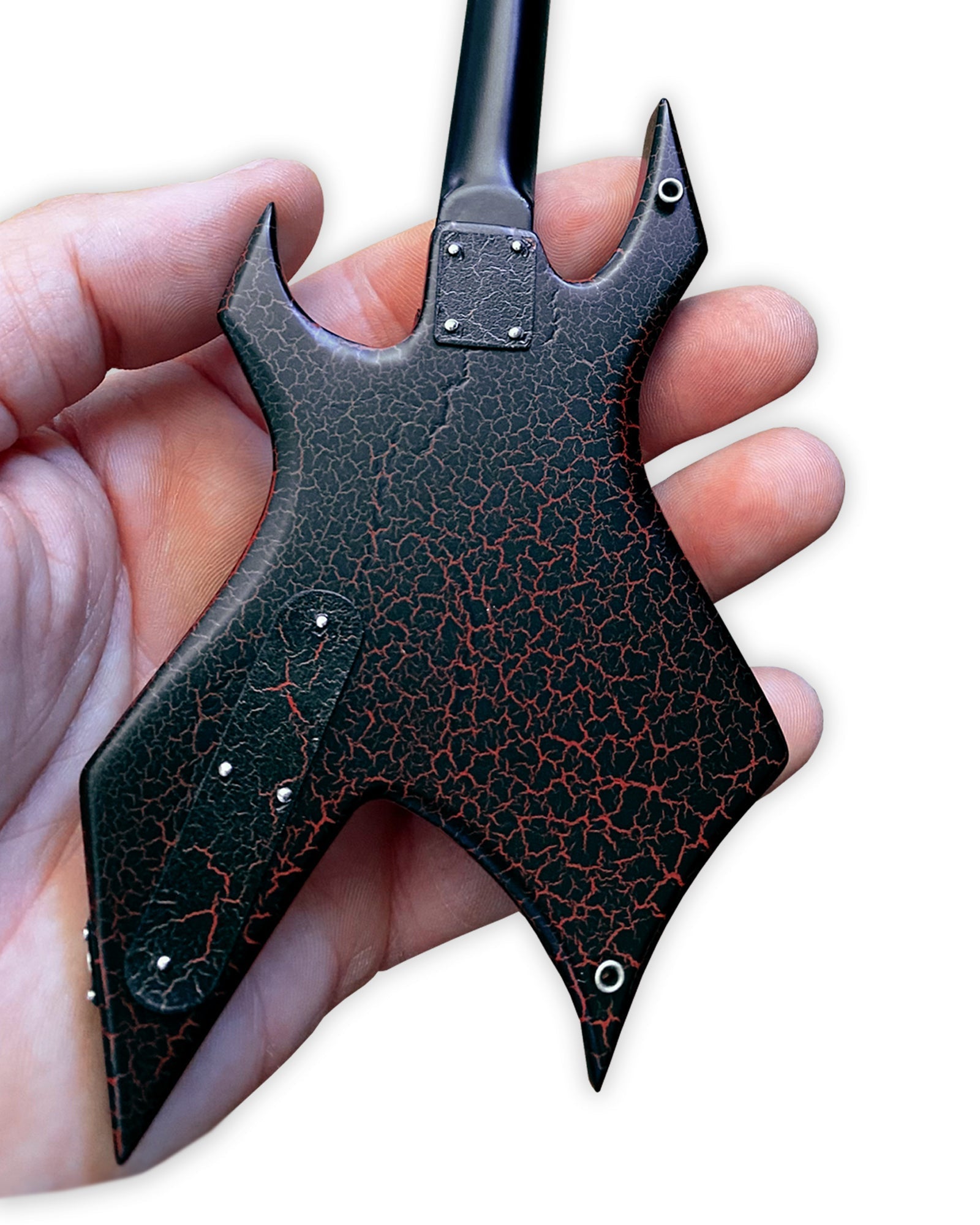 Stranger Things® "Eddie's B.C. Rich® NJ Warlock®" Licensed Mini Guitar - Mainstay Entertainment