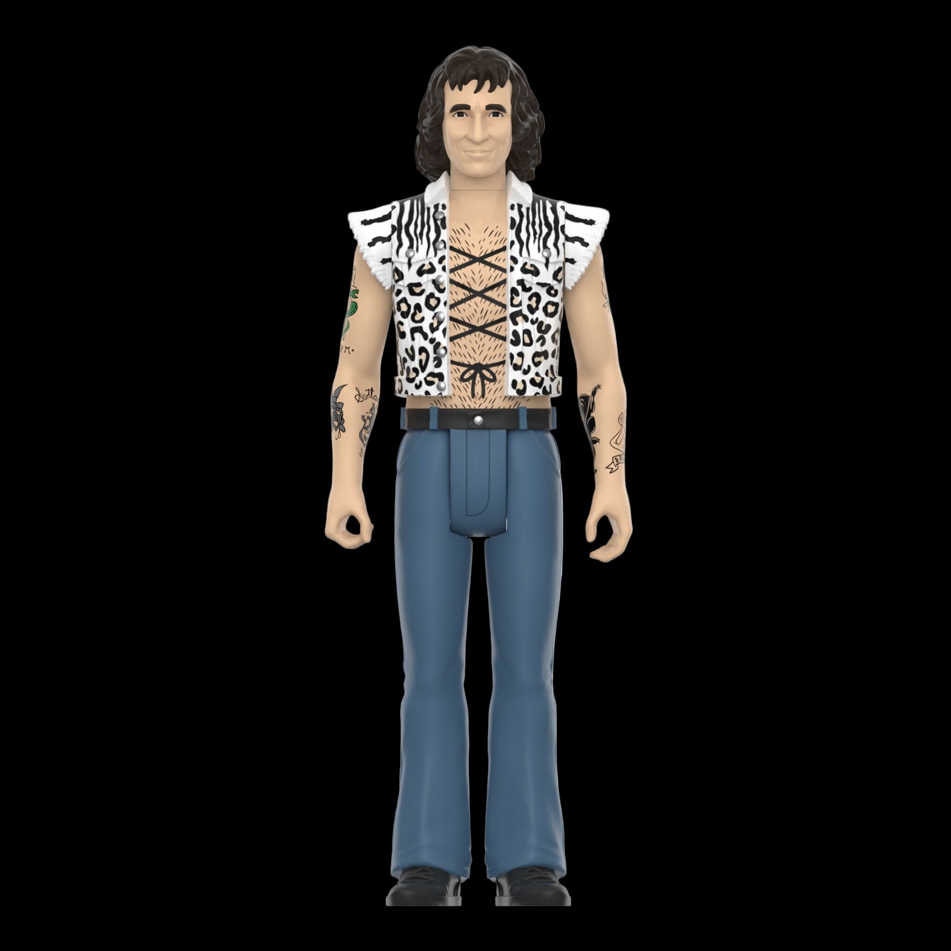 Super7 x BON SCOTT - LEOPARD PRINT - ReAction Figure - Mainstay Entertainment