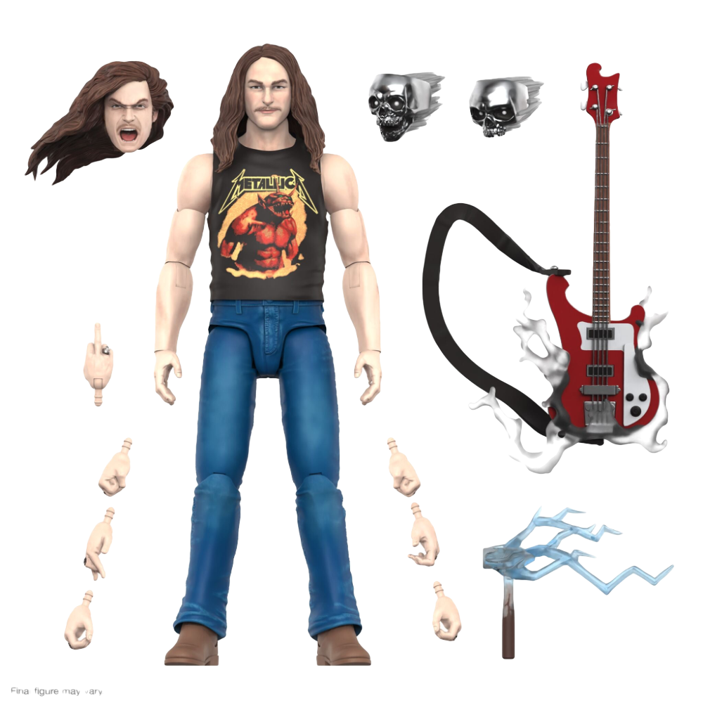 Super7 x Cliff Burton Ultimates Cliff Burton (Superhero Poster) Figure Metallica - Mainstay Entertainment