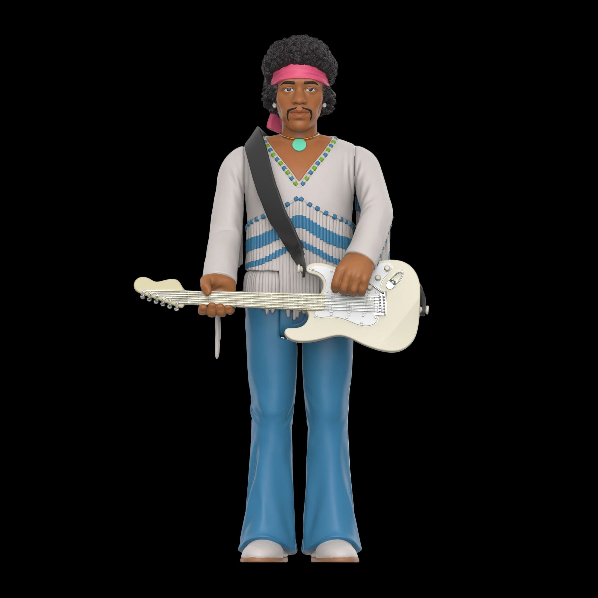 Super7 x Jimi Hendrix (Festival) ReAction Figure - Mainstay Entertainment