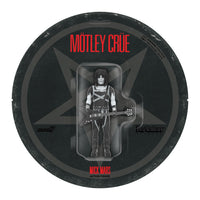 Super7 x Mötley Crüe - Mick Mars, Nikki Sixx, Tommy Lee & Vince Neil (Shout At The Devil B&W) ReAction Figures - Mainstay Entertainment