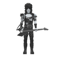 Super7 x Mötley Crüe - Mick Mars, Nikki Sixx, Tommy Lee & Vince Neil (Shout At The Devil B&W) ReAction Figures - Mainstay Entertainment