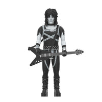 Super7 x Mötley Crüe - Mick Mars, Nikki Sixx, Tommy Lee & Vince Neil (Shout At The Devil B&W) ReAction Figures - Mainstay Entertainment