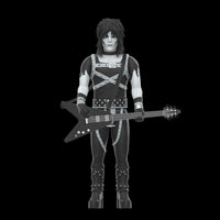 Super7 x Mötley Crüe - Mick Mars (Shout At The Devil B&W) ReAction Figure - Mainstay Entertainment