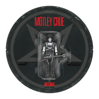 Super7 x Mötley Crüe - Mick Mars (Shout At The Devil B&W) ReAction Figure - Mainstay Entertainment