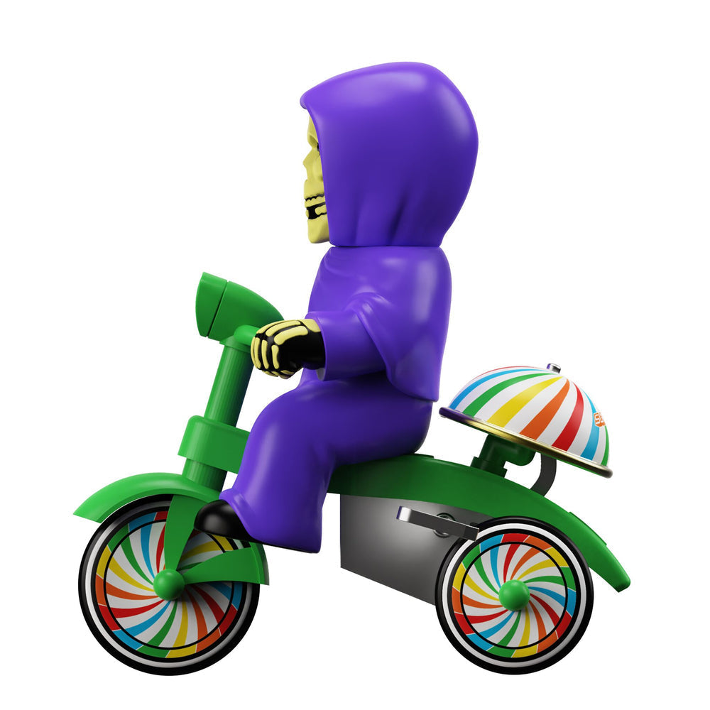 Super7 x MISFITS - Super Cycles - Fiend (Purple w/ Green Trike) Toy - Mainstay Entertainment