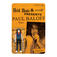 Super7 x Metal Mania Fanzine - Paul Baloff  ReAction Figure Bundle - Mainstay Entertainment