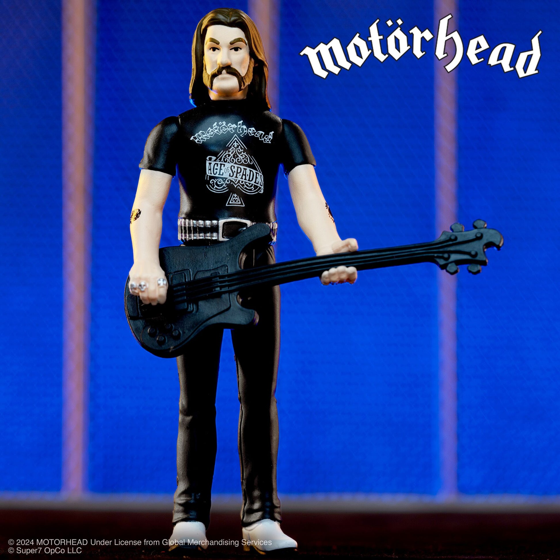 Super7 x Motörhead - Lemmy (Ace of Spades) ReAction Figure - Mainstay Entertainment