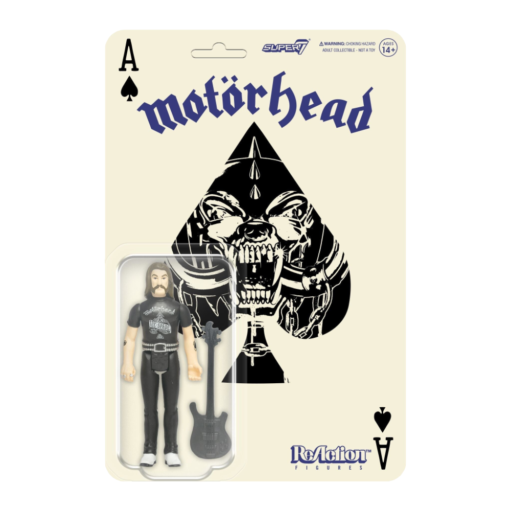 Super7 x Motörhead - Lemmy (Ace of Spades) ReAction Figure - Mainstay Entertainment