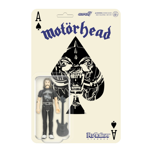 Super7 x Motörhead - Lemmy (Ace of Spades) ReAction Figure - Mainstay Entertainment