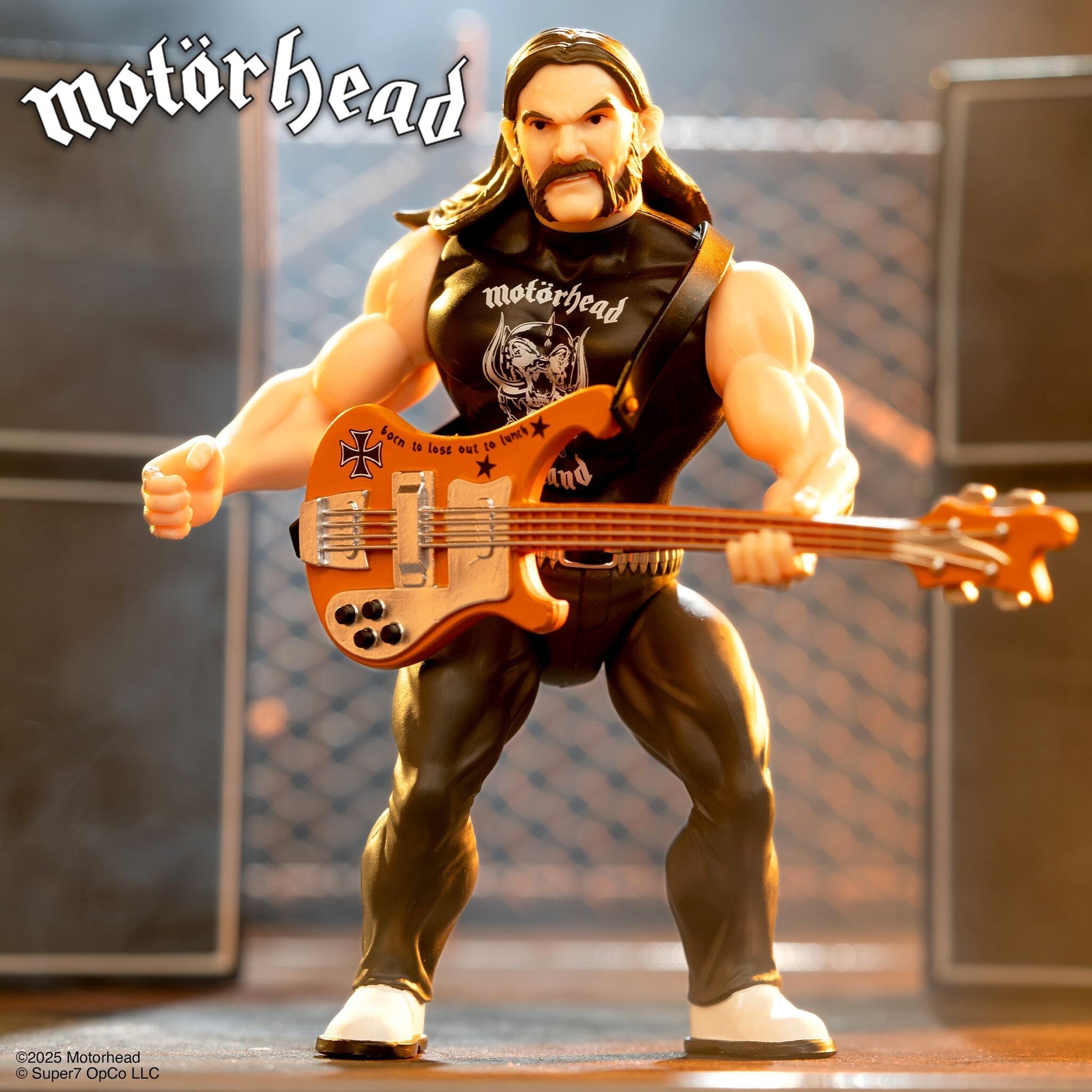 Super7 x Motörhead - Lemmy Vintage 5.5" Action Figure - Mainstay Entertainment
