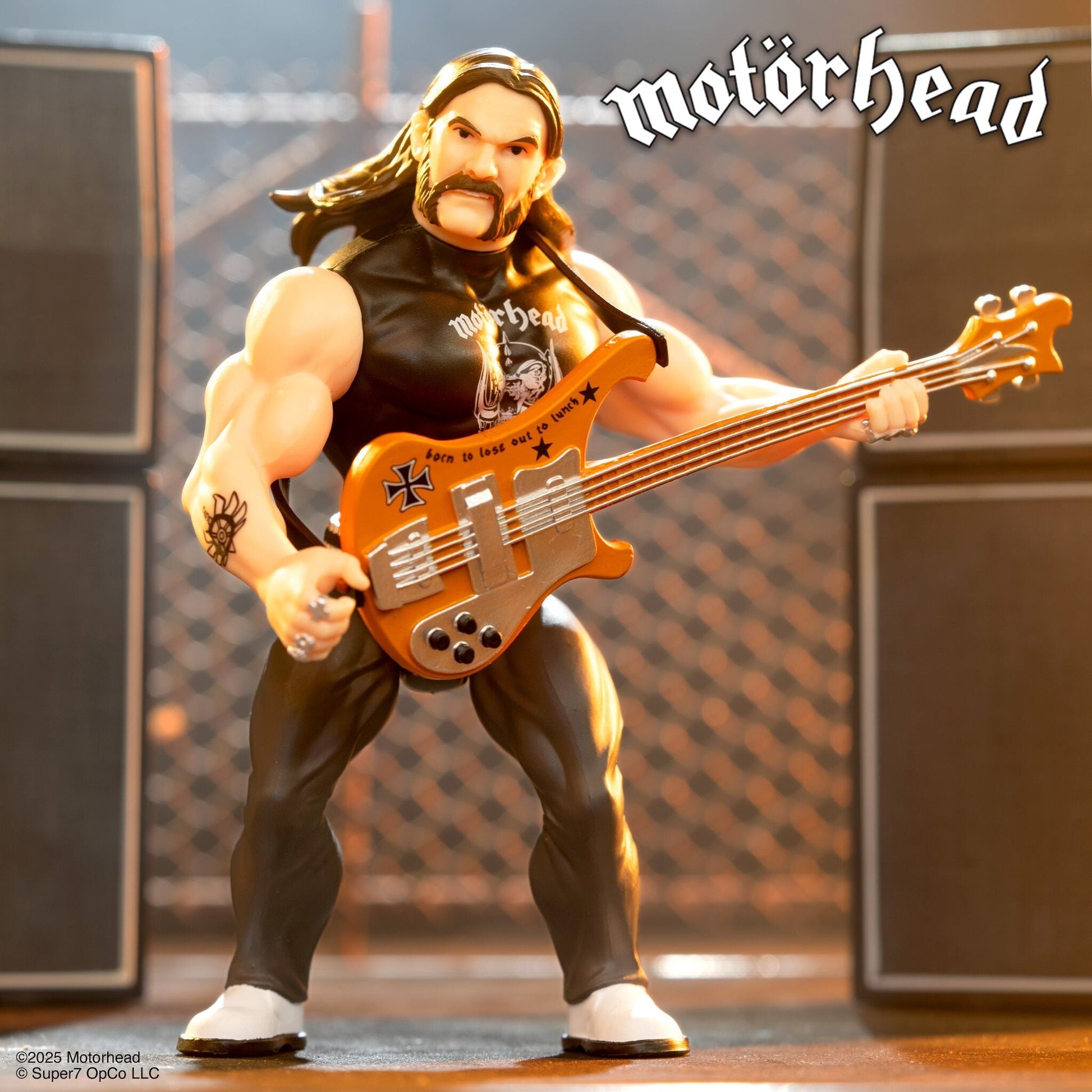 Super7 x Motörhead - Lemmy Vintage 5.5" Action Figure - Mainstay Entertainment