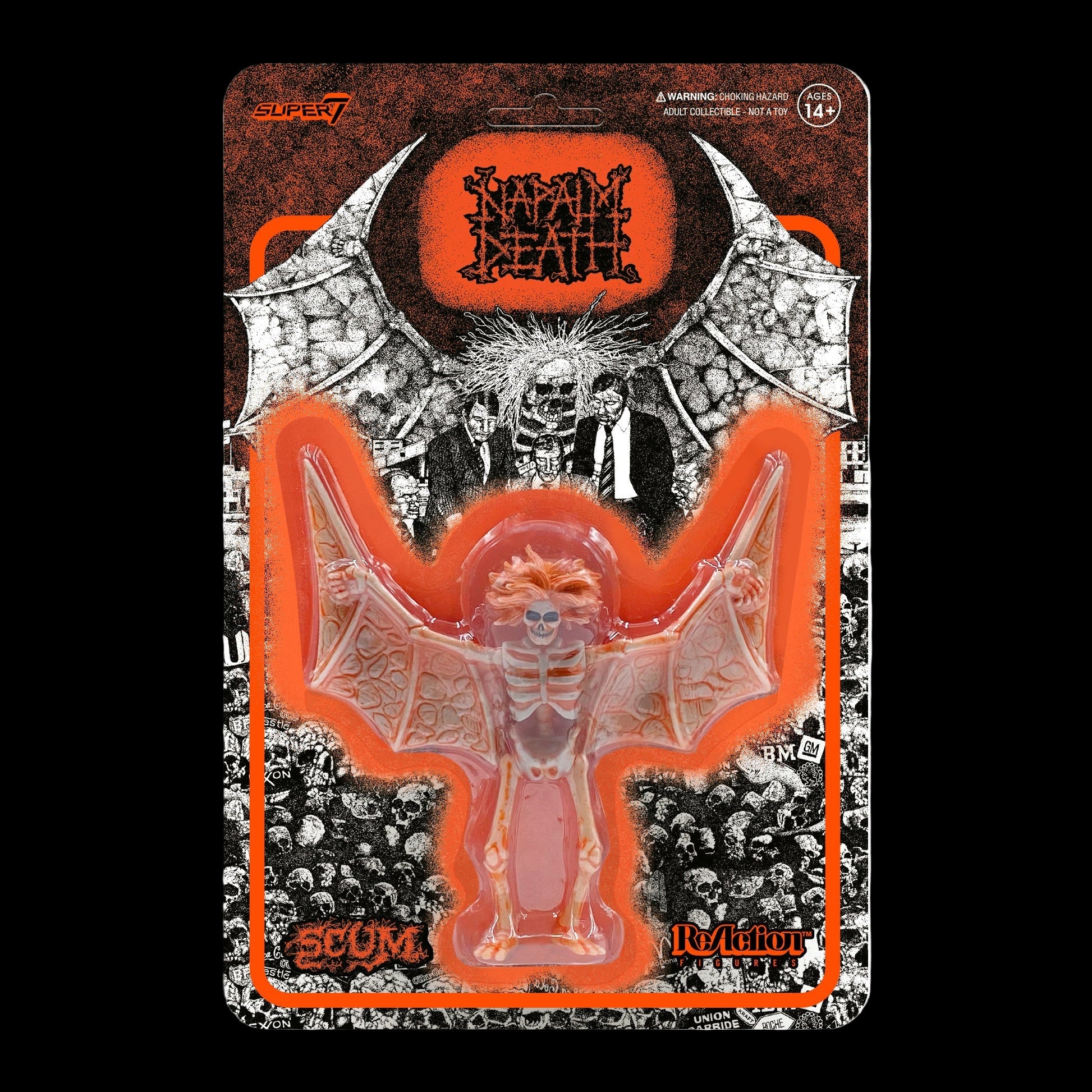 Super7 x Napalm Death - Scum Demon (Orange) ReAction Figure - Mainstay Entertainment